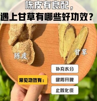 甘草和陈皮搭配的功效与作用：中医经典组合的养生妙用、病因分析及治疗建议