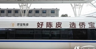 第六届中国·新会陈皮文化节：侨宝陈皮冠名高铁专列正式启程，推广新会陈皮文化