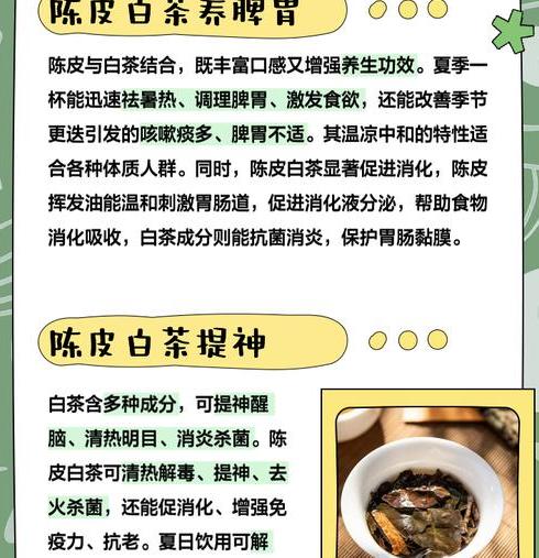 陈皮白茶功效多但有禁忌，清热解毒降血脂补血养颜要知晓